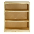 thumbnail image 1 of Arch+Haven Traditional Unfinished Pine Bookcase, Rectangular, 1 of 5
