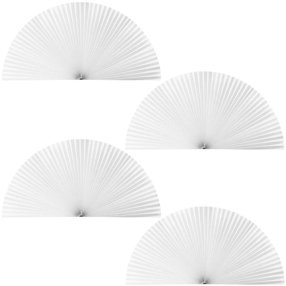Arch Light Blocking Shade Pack of 4 fit for Perfect Half-Round Arch Windows No Tools Installation, White, 72” x 36"