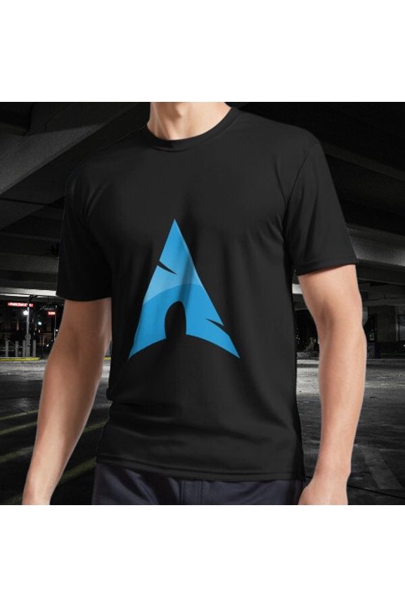 Arch Linux Logo Active T-Shirt Funny ALL Color And Size Mode American Tee