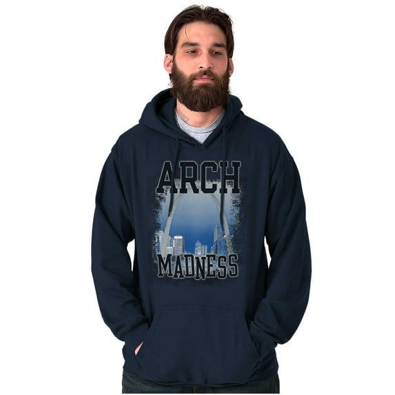 Arch Madness St Louis Missouri Pride Unisex Plus Fleece Graphic Hoodie Brisco Brands 2X