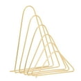 thumbnail image 1 of Arch Metal Magazine Rack - Gold Finish, 1 of 4
