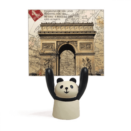 Arch Of Triumphal Best Paris Memo Holder Cartoon Animal Panda Stand Decoration