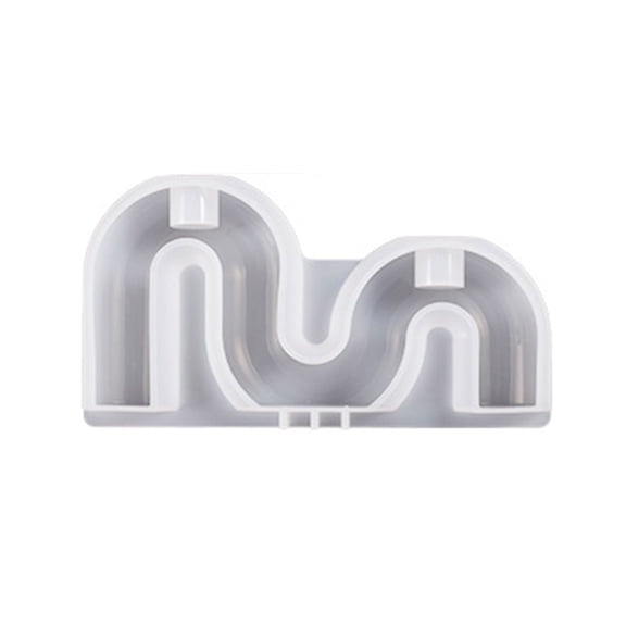 Arch Shaped Candlestick Silicone Mold DIY Concrete Resin Plaster Candle Holder Mould Handmade Crafts Home Decorations