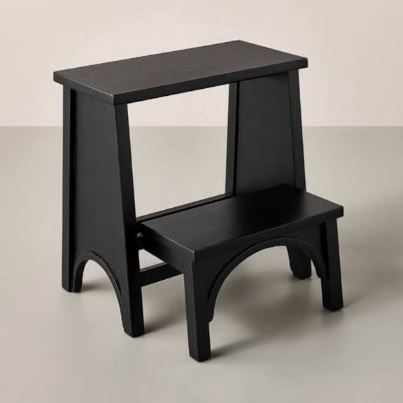 Arch Step Stool Black