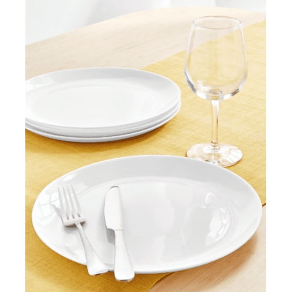 Arch Studio Dinner Plates White Oval