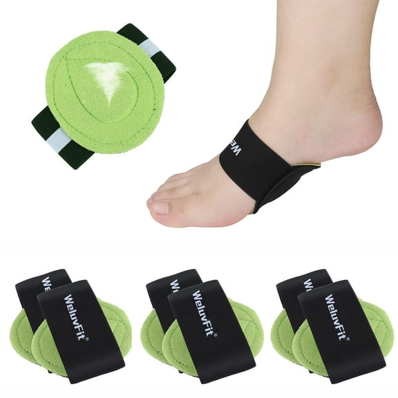 Arch Support, 3 Pairs Compression Fasciitis Cushioned Support Sleeves, Plantar Fasciitis Foot Relief Cushions for Plantar Fasciitis, Fallen Arches, Achy Feet Problems for Men and Women