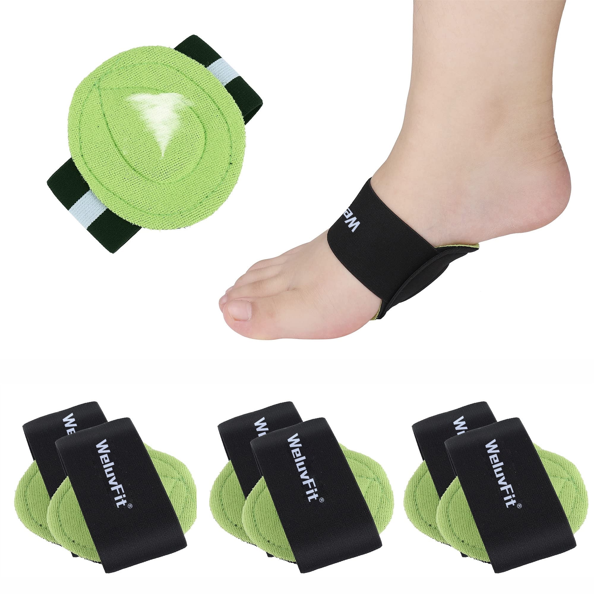 Arch Support,3 Pairs Compression Fasciitis Cushioned Support Sleeves ...