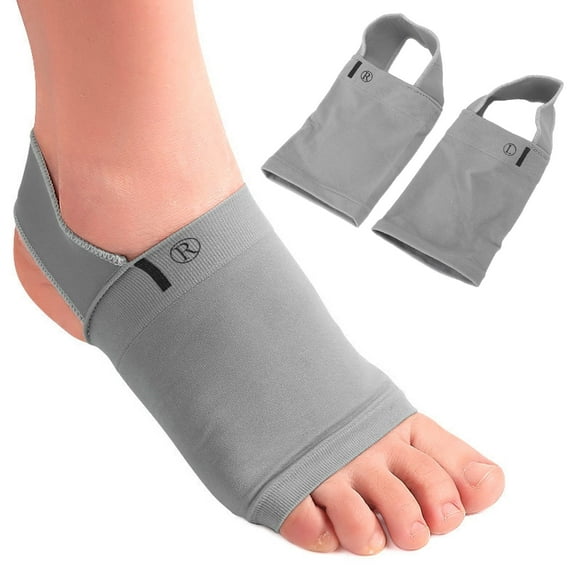 Arch Support Sleeves, Arch Support Sleeves Professional Metatarsal Compression Arch Support Brace Cushioned Gel Foot Sleeves for Flat Foot Pain Relief Plantar Fasciitis Heel Spurs