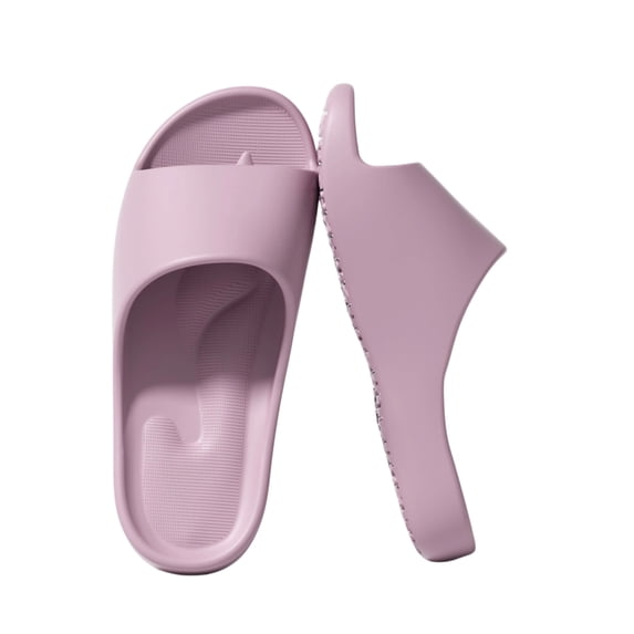 Arch Support Slides for Women, Platform Slippers Soft Anti-slip House Slippers Comfortable for Indoor Outdoor Flat Feet