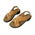 thumbnail image 1 of Arch Support Wedges Sandals for Women Versatile Cushioned Dress Shoes Breathable Open Toe Summer Sandals, 1 of 6