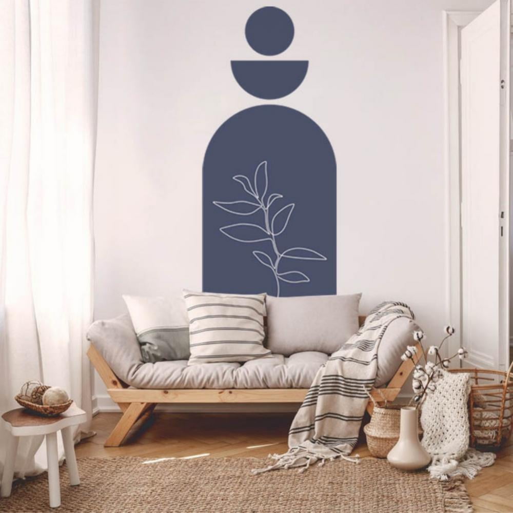 Live Laugh Love PVC Wall Sticker Decal - Removable Vinyl Wall Art, 40x6 Inch (101.6x15.2cm), Orange