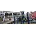 thumbnail image 1 of Arch bridge across a canal, Rialto Bridge, Grand Canal, Venice, Italy Poster Print (18 x 7), 1 of 1