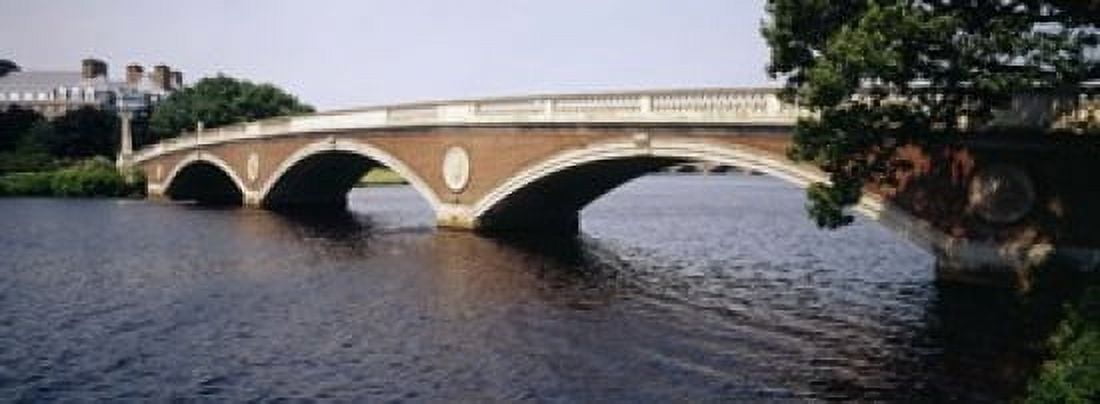 Arch bridge across a river Anderson Memorial Bridge Charles River Boston Massachusetts USA Canvas Art - Panoramic Images (18 x 7)
