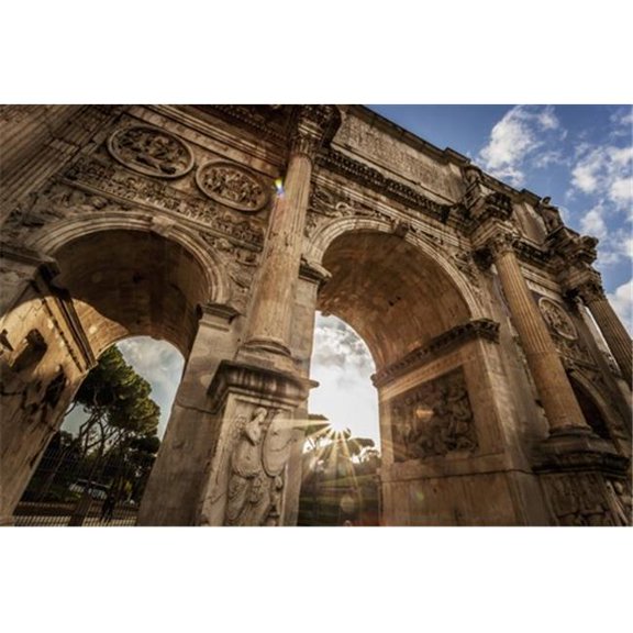 Arch of Constantine - Rome Italy Poster Print by Reynold Mainse - 19 x 12