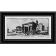 thumbnail image 1 of Arch of Constantine in Rome 24x17 Black Ornate Wood Framed Canvas Art by Piranesi, Giovanni Battista, 1 of 2