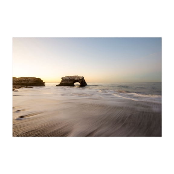 Arch of Serenity - Santa Cruz California Photography Seascape Sunset Ocean Coast Beach Waves Nature Unframed Wall Art Print 4 x 6 inches
