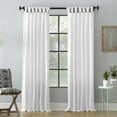 thumbnail image 1 of Archaeo Sarro Washed Cotton Twist Tab Curtain, 52" x 95", 1 of 8