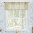 thumbnail image 1 of Archaeo Slub Textured Linen Blend Cafe Curtain Valance, 56"W X 14"L, Linen, 1 of 7