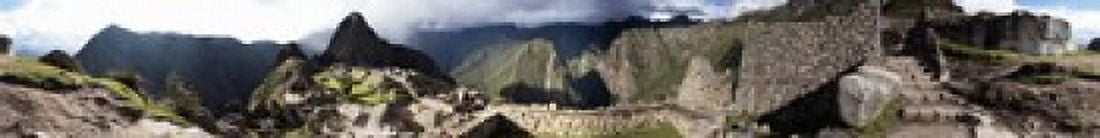 Archaeological site Machu Picchu Cusco Region Peru Canvas Art - Panoramic Images (30 x 4)