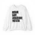 thumbnail image 1 of Archaeologist Dad Fathers Day Birthday Ideas Sweatshirt, Gifts, Crewneck, 1 of 4