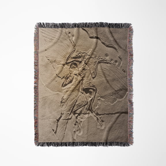 Archaeopteryx From The Jurasic Germany, Woven Blanket