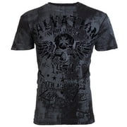 Archaic By Affliction Mens T-Shirt BLACK TIDE Biker MMA