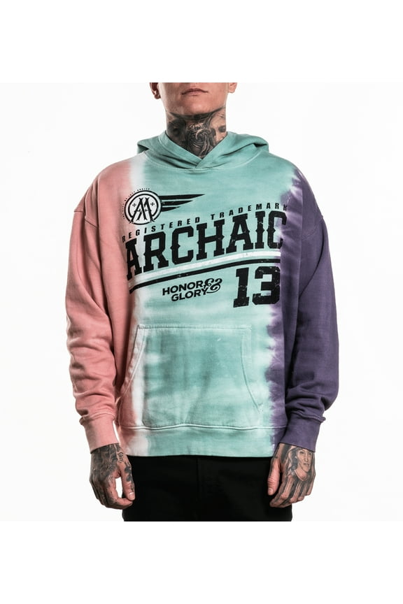 By Affliction Unisex Oversized Boxy Pullover Hoodie Blackburn