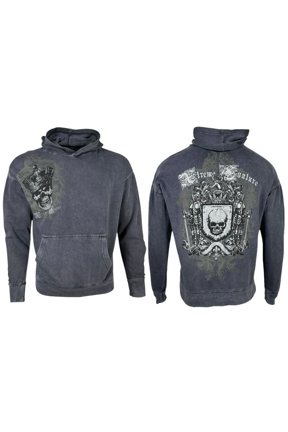 Archaic By Affliction Unisex Oversized Boxy Pullover Hoodie Ordained