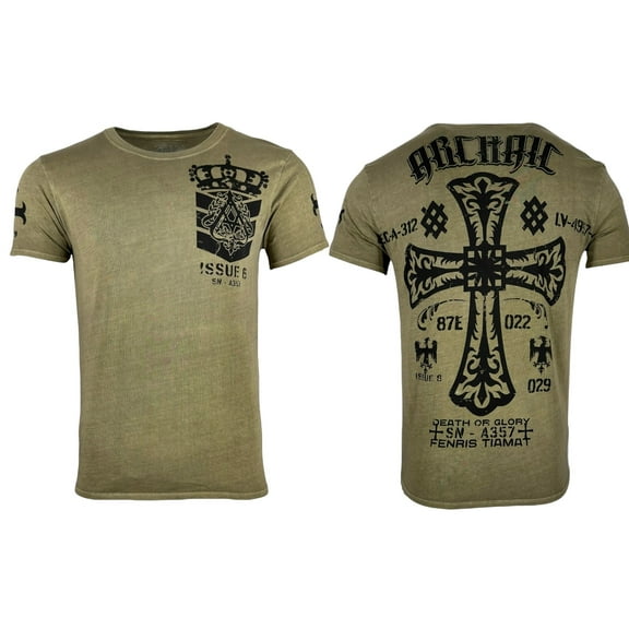 Archaic by Affliction Men's T-Shirt Cold Acid