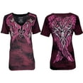 thumbnail image 1 of Archaic by Affliction Women's T-Shirt Brave Girl, 1 of 8