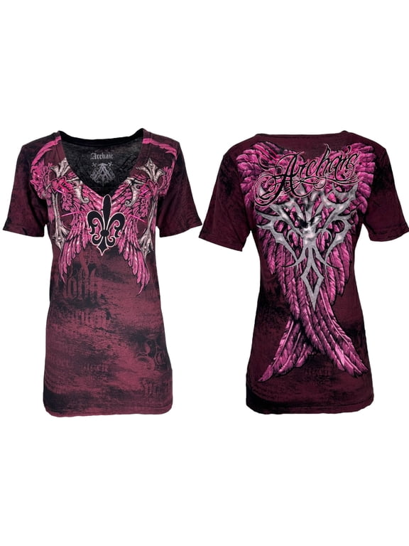 by Affliction Women's T-Shirt Brave Girl