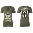 thumbnail image 1 of Archaic by Affliction Women's T-shirt Hot Piston, 1 of 9