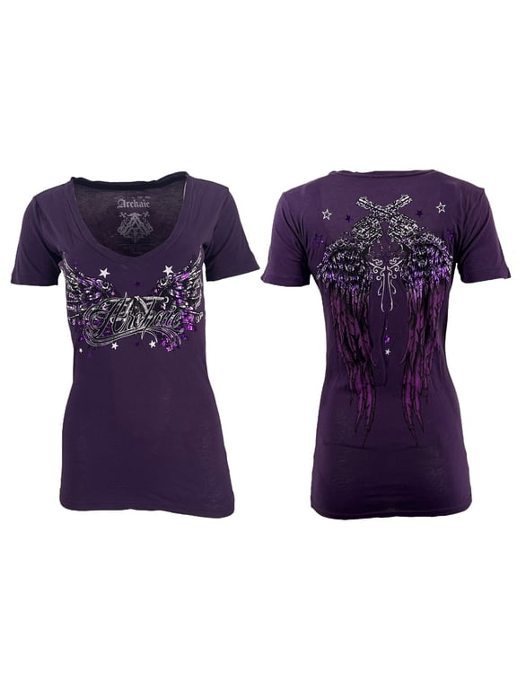 by Affliction Women's T-shirt Hot Smoke