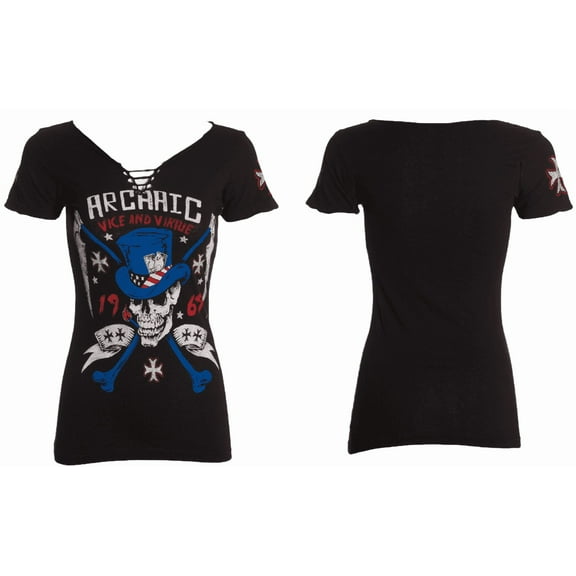 Archaic by Affliction Women's T-shirt Joker