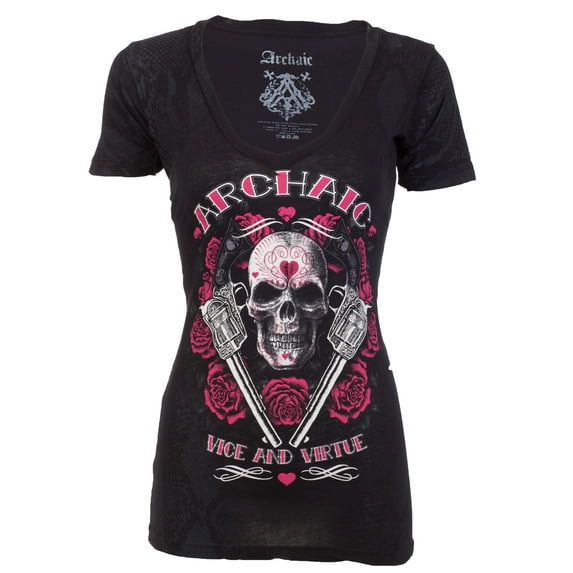 Archaic by Affliction Women's T-shirt Queen Lover