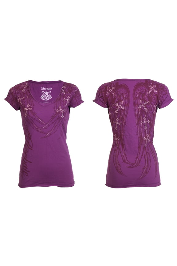 by Affliction Women's T-shirt Silent Sprint