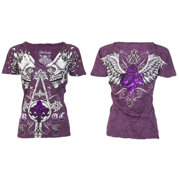 Archaic by Affliction Women's T-shirt Tall Tale