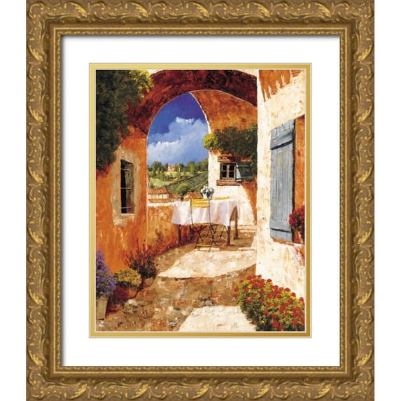 Archambault, Gilles 20x24 Gold Ornate Wood Framed with Double Matting Museum Art Print Titled - The Days of Wine and Roses