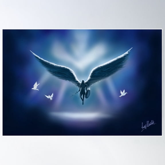 Archangel Michael Poster Wall Art, Poster Home Decor, Poster Only