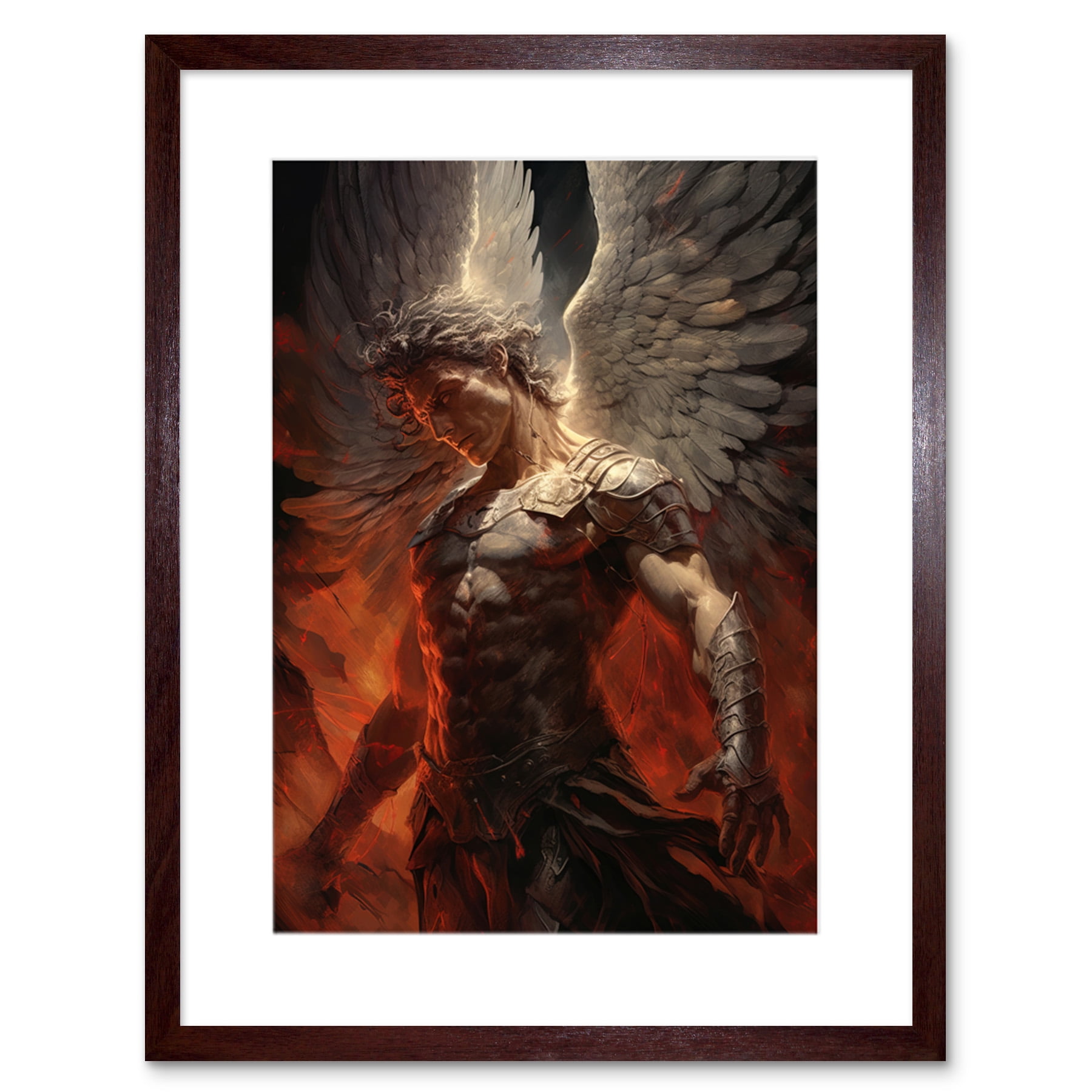 Archangel Michael Powerful Warrior Conceptual Artwork Champion of