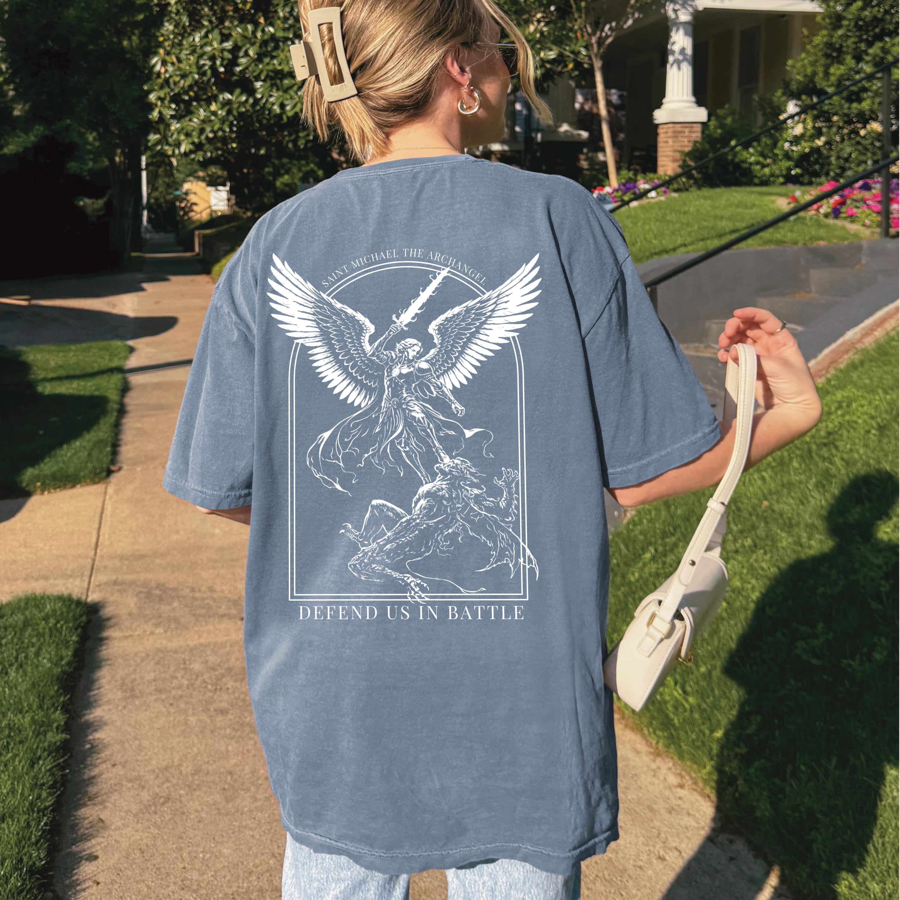 Archangel Michael Shirt, Saint Michael The Archangel T Shirt, Christian ...