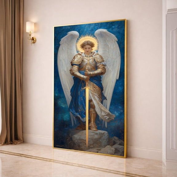 Archangel Michael Warrior Angel Wall Art