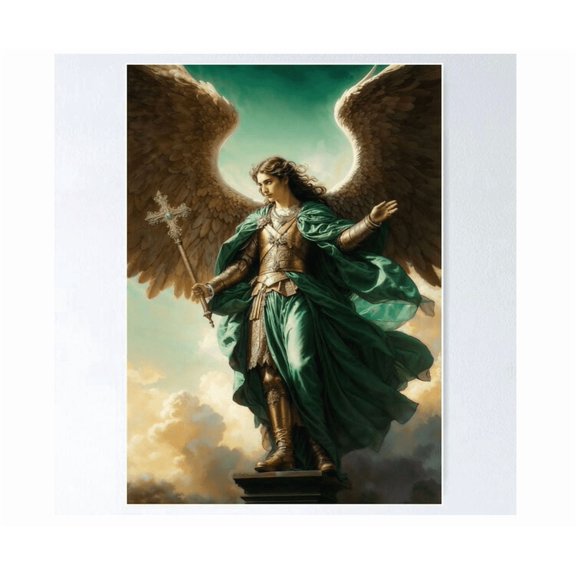 Archangel Raphael Poster Home Decor Office Wall Art Living Room Decor