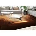 thumbnail image 1 of Archangel Rug, Michael Angel Rugs, Warrior Angel Rug, Modern Rug, Saloon Rug, Cool Rug, Wedding Rug, Thin Rug, Large Rug, Runner Rug, 3.3'x9.2' - 100x280 cm, 1 of 4