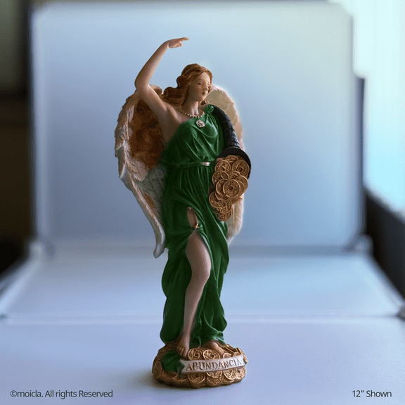 Archangel Sachiel Resin Statue, Angel of Abundance - 12" Catholic Figurine | Arcangel Sachiel, Angel de la Abundacnia, Figura Catolica