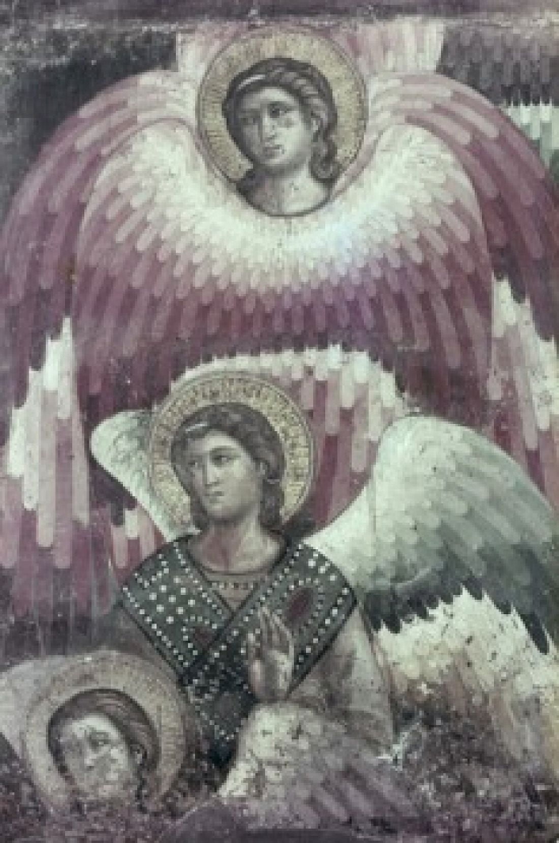 Archangel Seraphim Pietro Cavallini (ca1250-1330 Italian) Fresco Canvas Art - Pietro Cavallini (24 x 36)