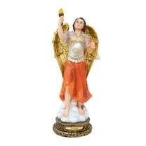 MrcjSales – Archangel Uriel Statues - Arcángel Uriel | 12" inches | Resin Craftsmanship | Faithful Home Decor
