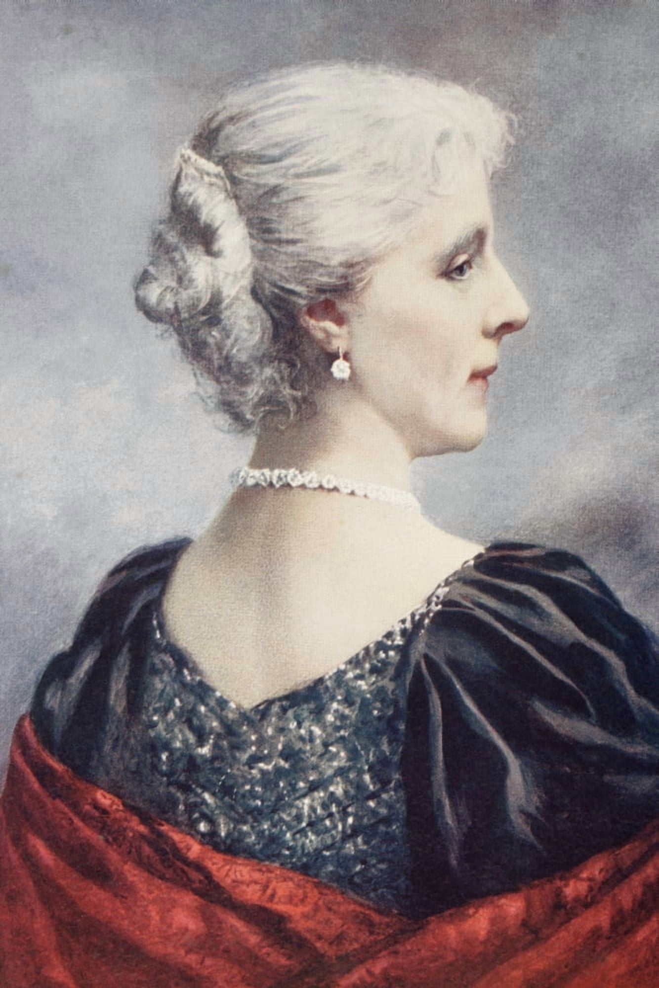 Archduchess Marie Henriette Anne Of Austria 1836 To 1902 Queen Consort Of King Lopold Ii Of Belgium Canvas Art - Ken Welsh  Design Pics (12 x 18)