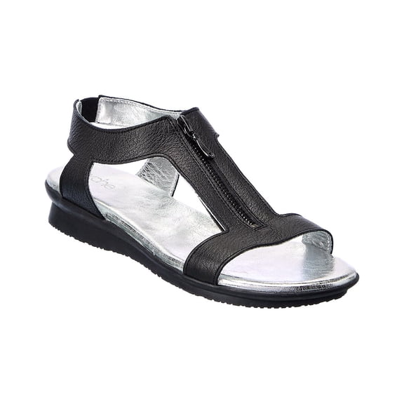 Arche Aurnaa Leather Sandal, 41, Black