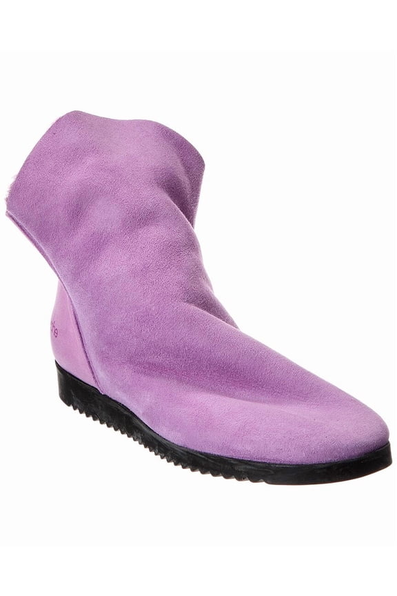 Baosha Suede Bootie, 38, Purple
